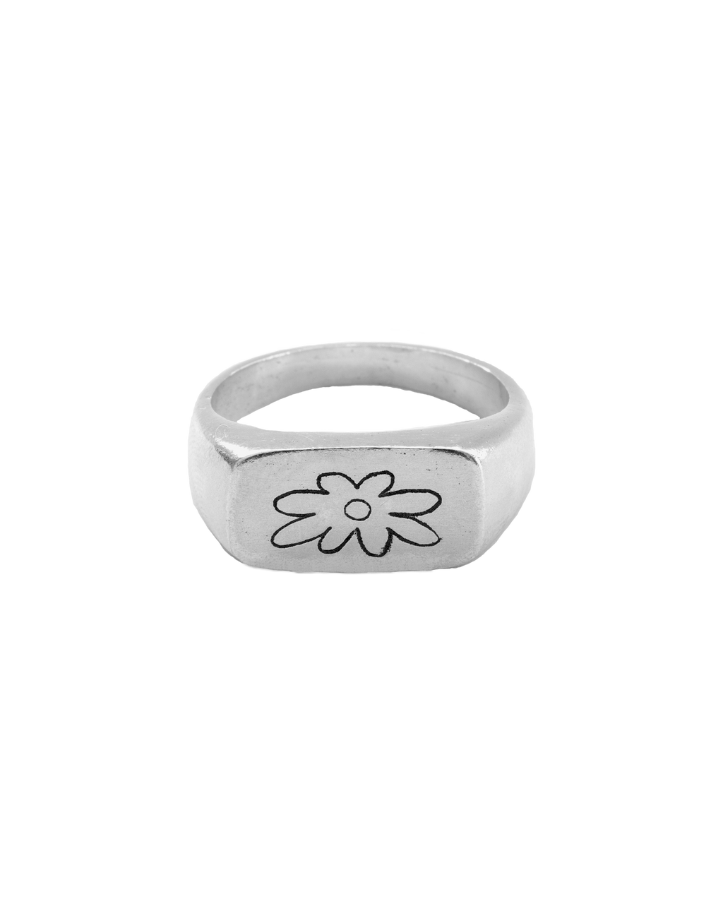 Anillo de plata Margarita, hecho a mano en Valencia 