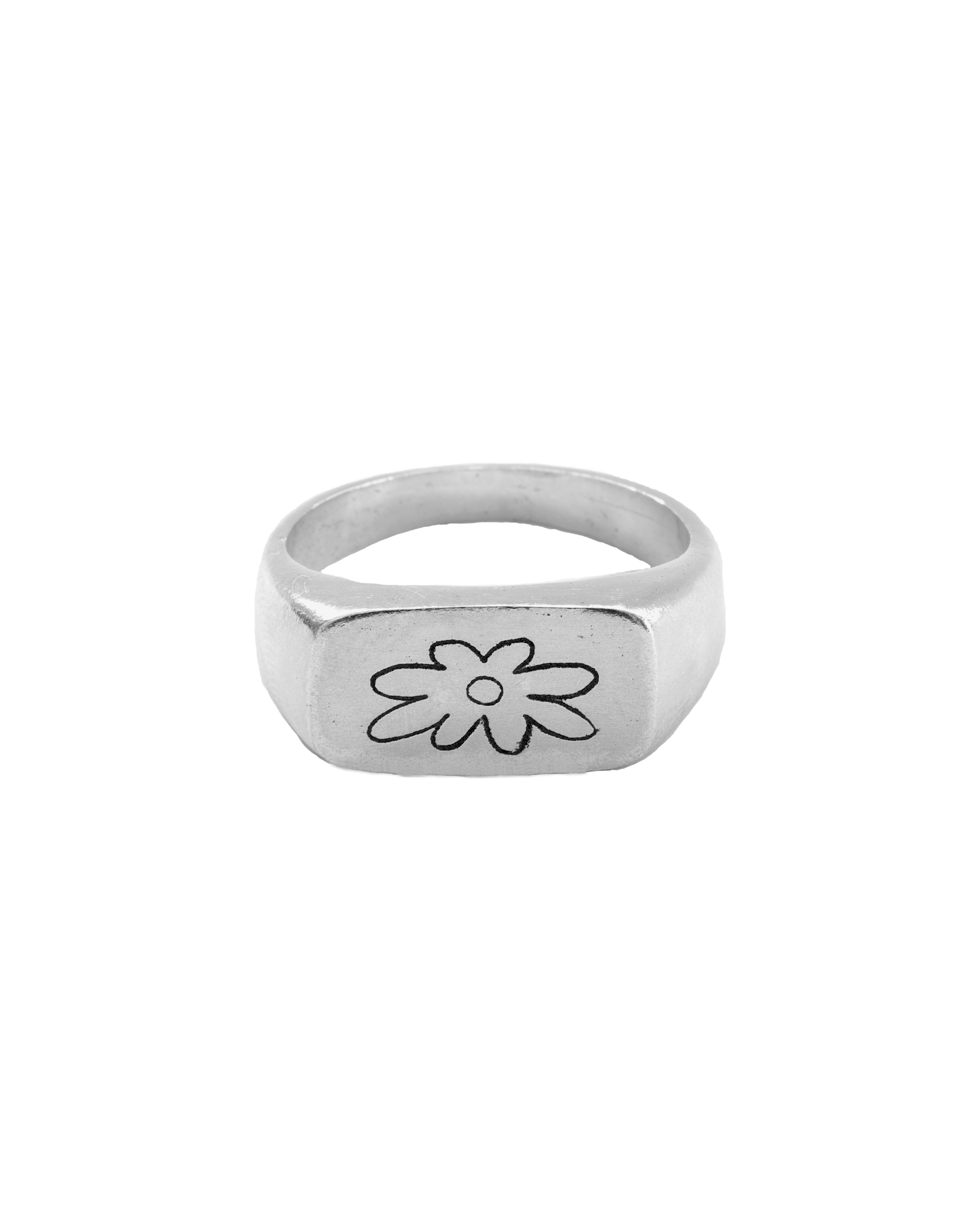 Anillo de plata Margarita, hecho a mano en Valencia 