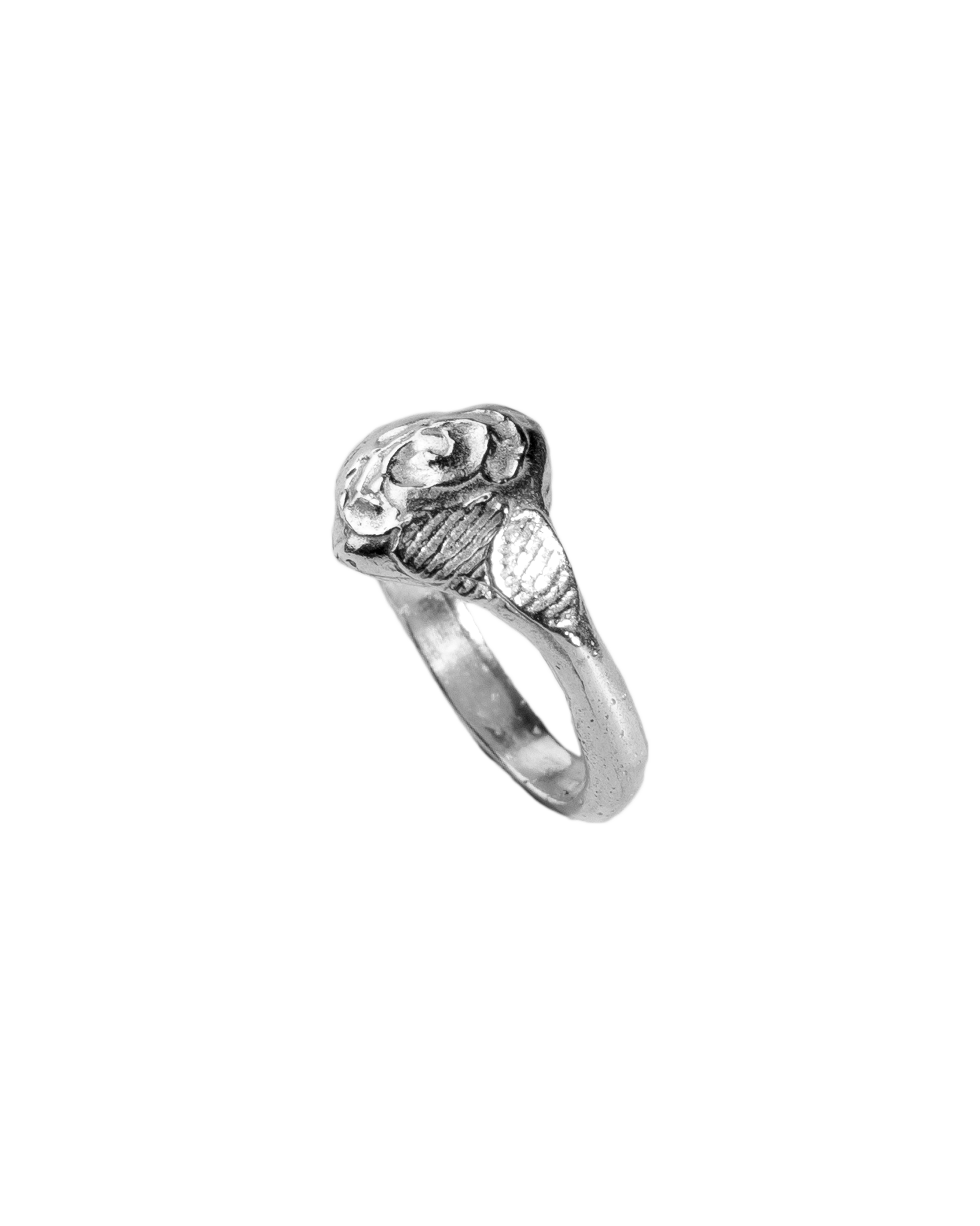 Anillo Ona en plata de ley, hecho a mano en València