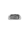 Anillo sello Melted Signet II, hecho a mano con plata de ley en Valencia