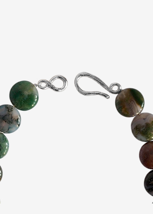 Collar con piedras naturales Arrels 005, hecho a mano en Valencia