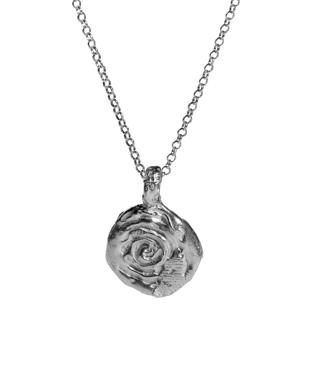 Collar de plata Giro M, hecho a mano en València