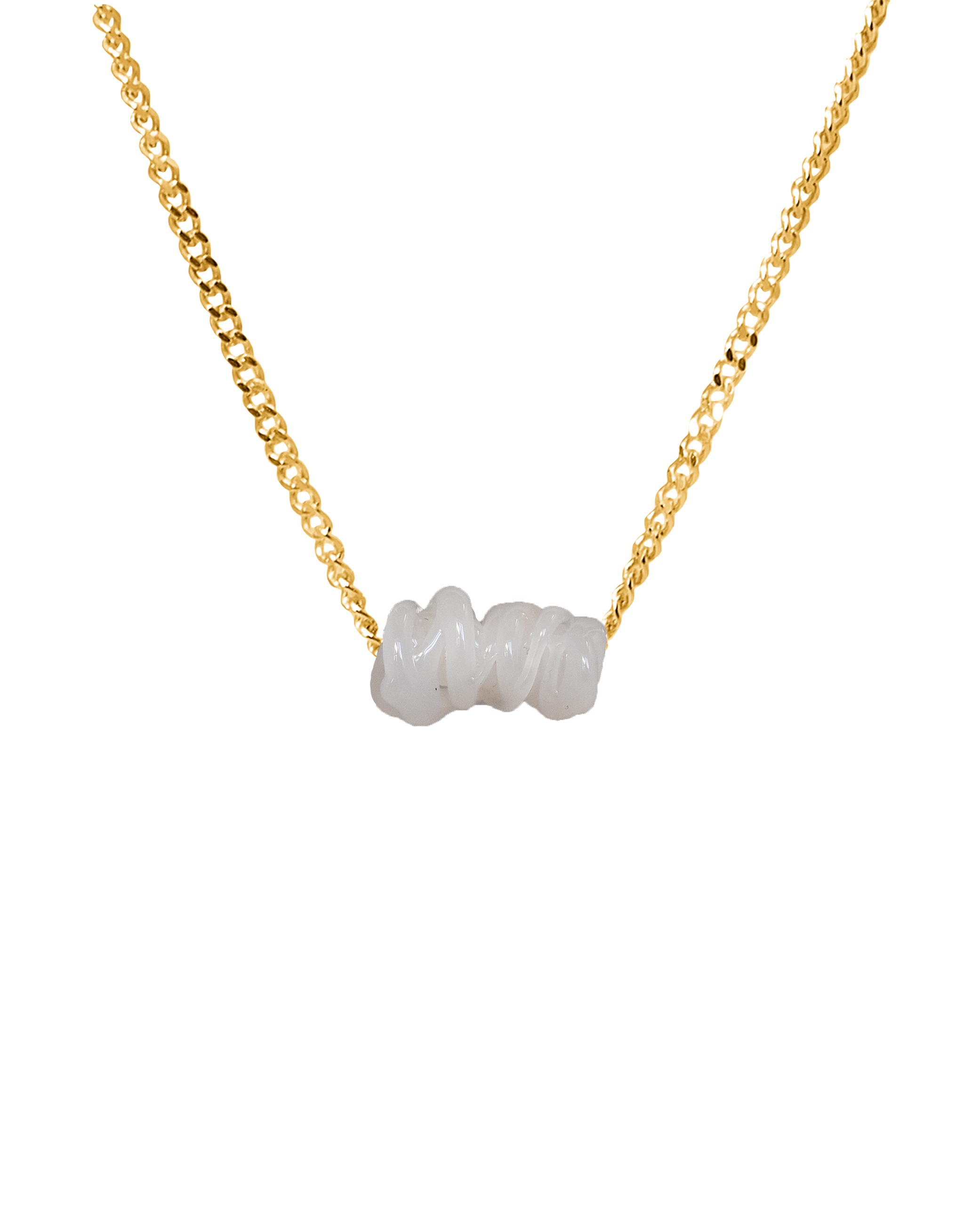 Collar de vidrio Tornado, hecho a mano en Valencia