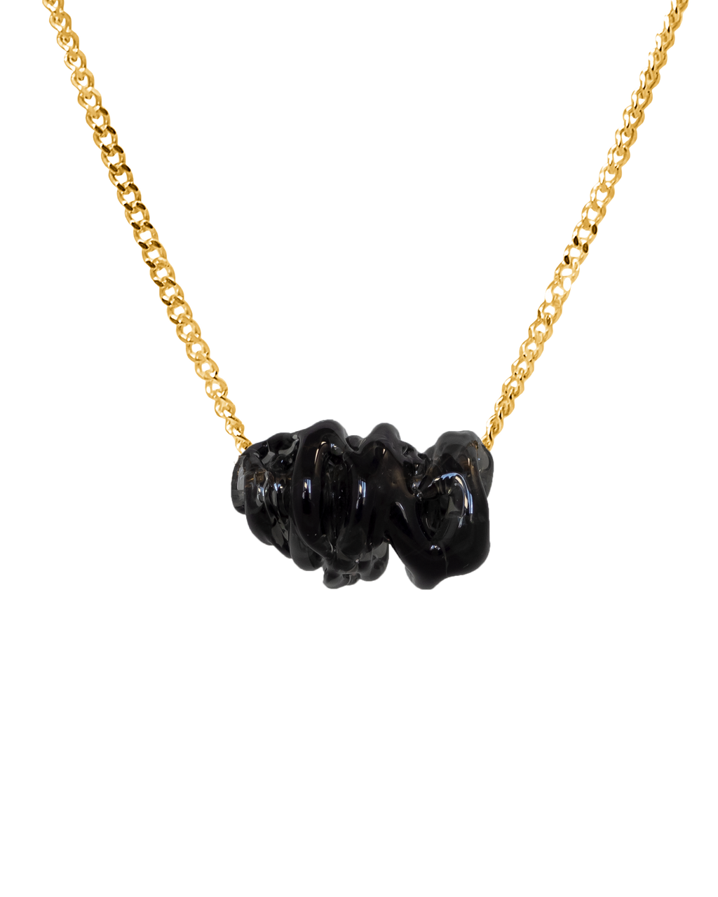 Collar de vidrio Tornado, hecho a mano en Valencia
