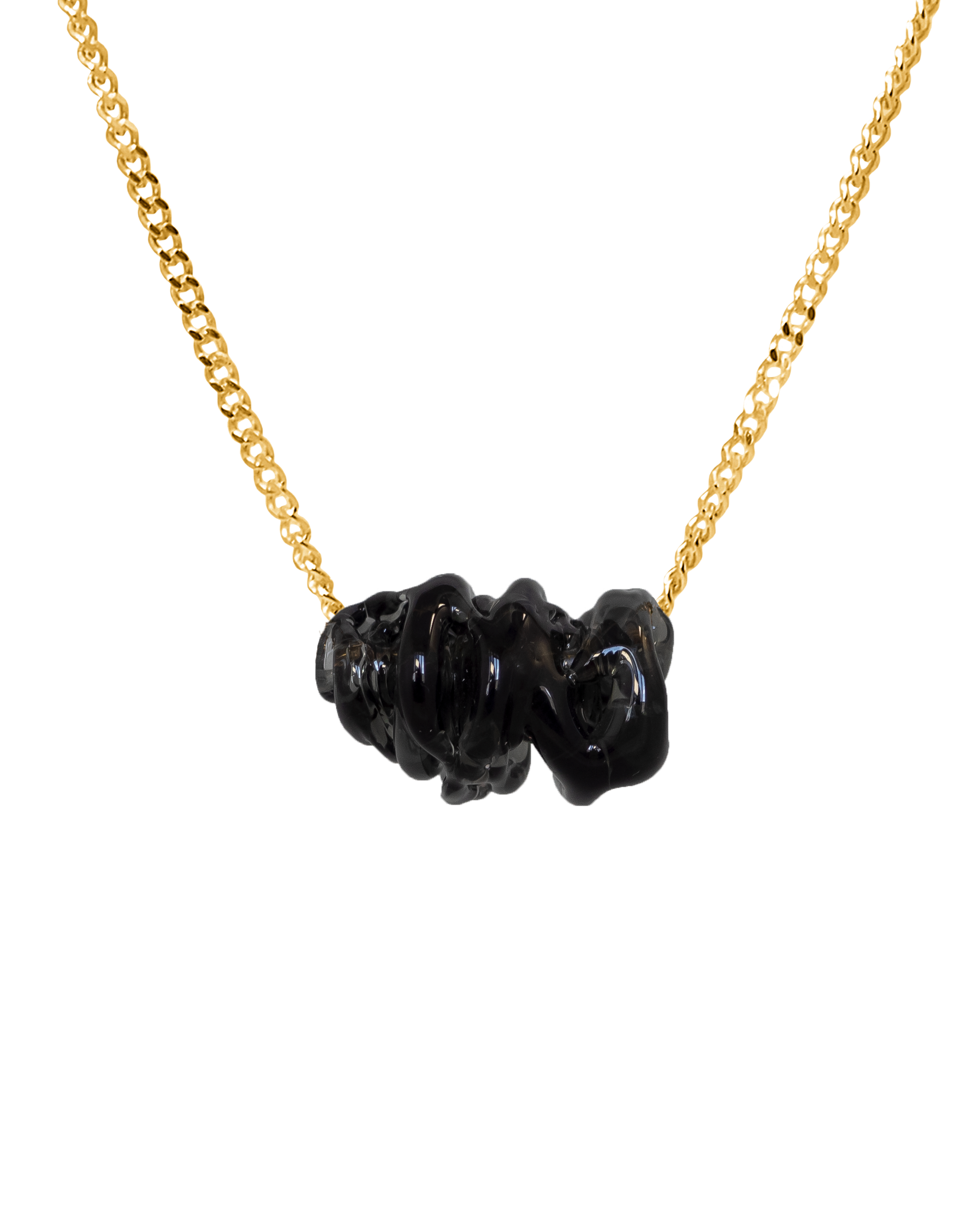 Collar de vidrio Tornado, hecho a mano en Valencia