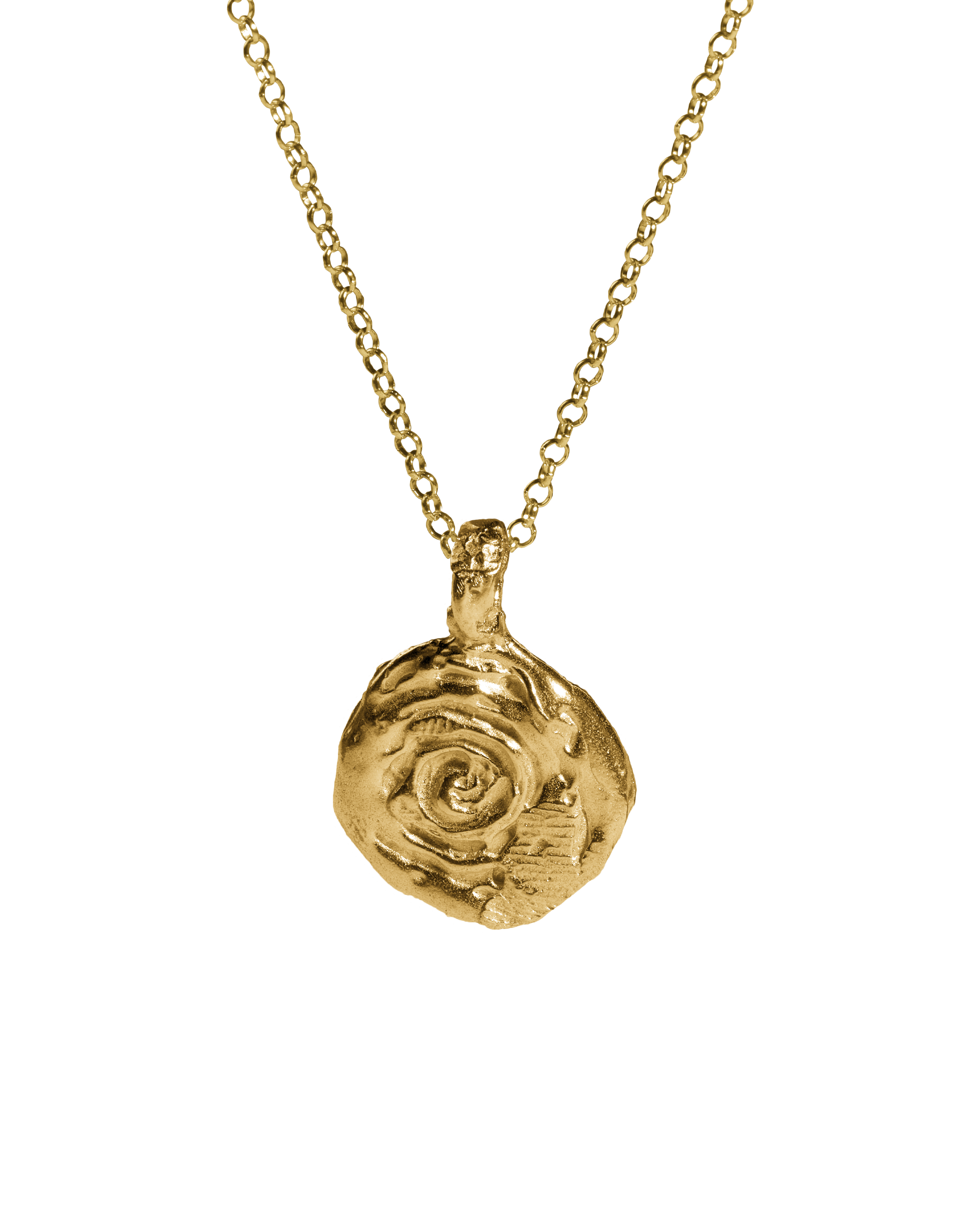 Collar dorado Giro M, hecho a mano en València