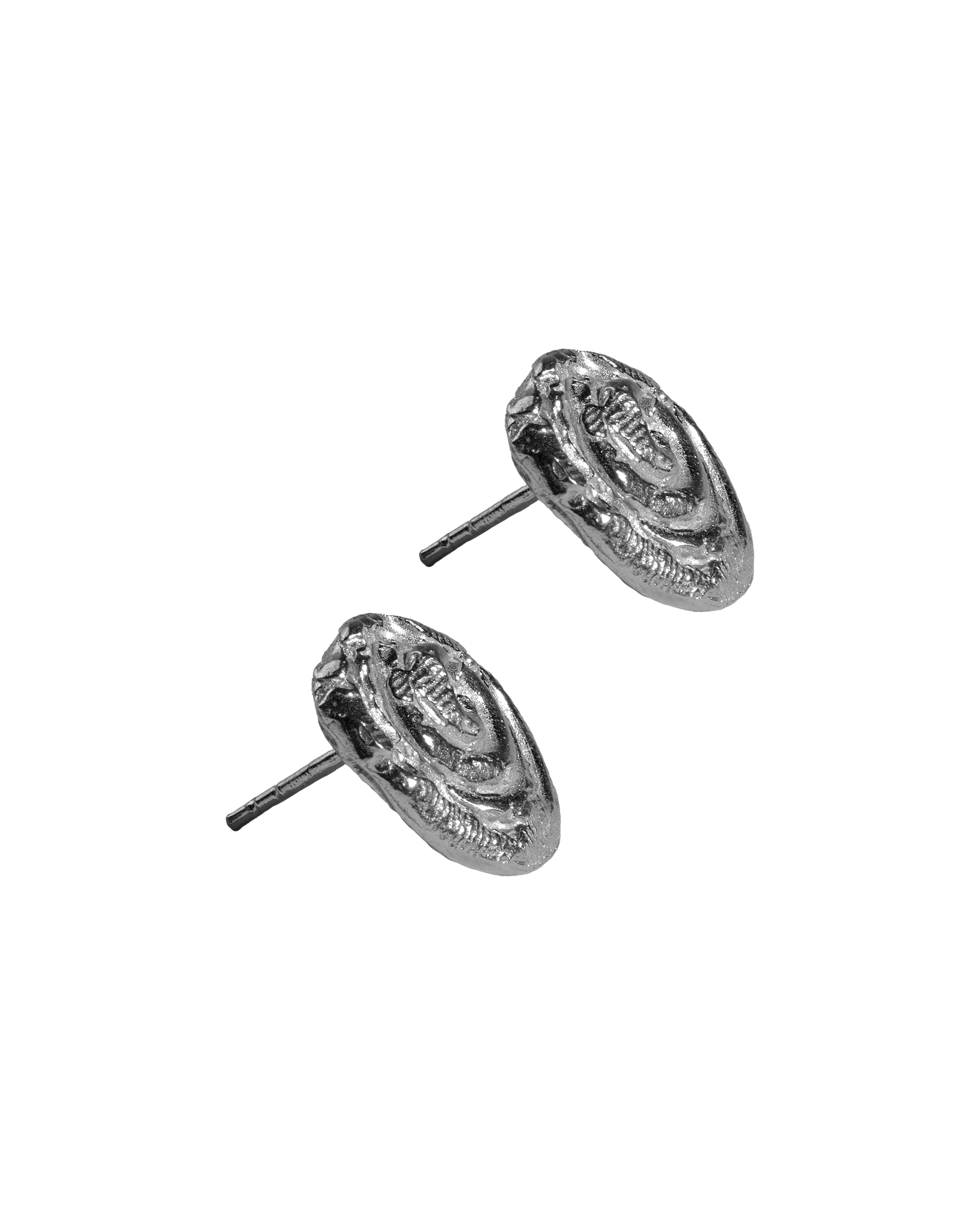Pendientes de plata Giro M, hechos a mano en Valencia