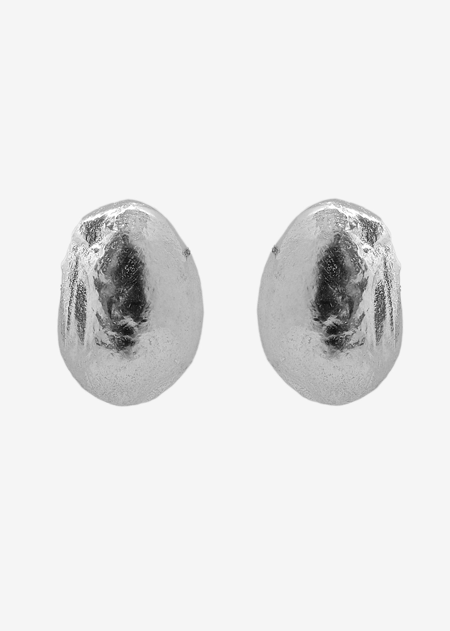 Pendientes de plata Pedra, hechos a mano en Valencia
