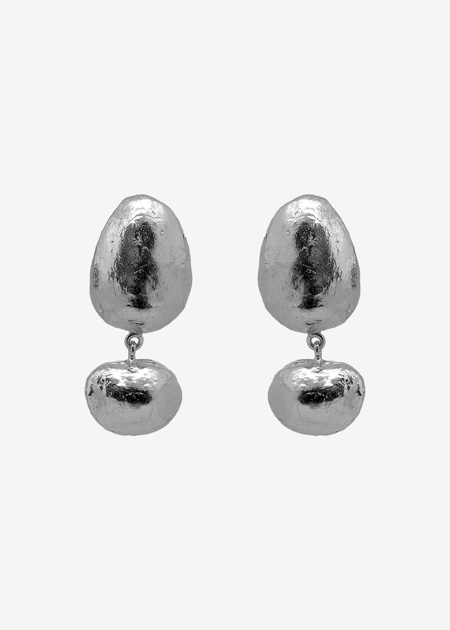 Pendientes de plata Pedres, hechos a mano en Valencia