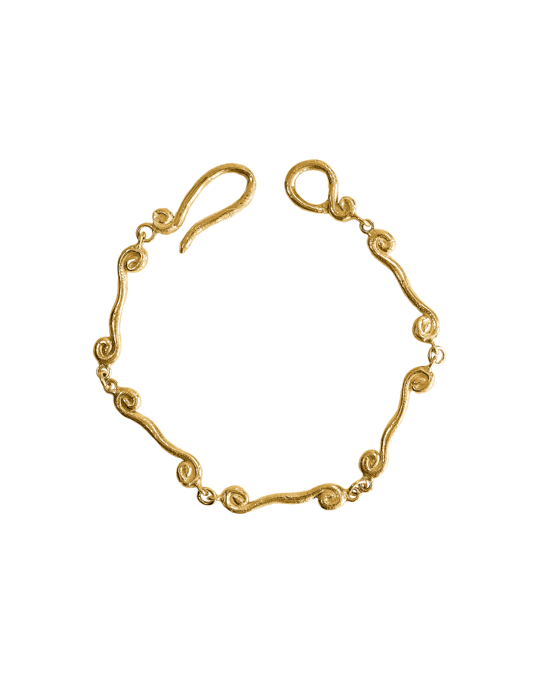 Pulsera Volta, hecha a mano en Valencia con plata de ley