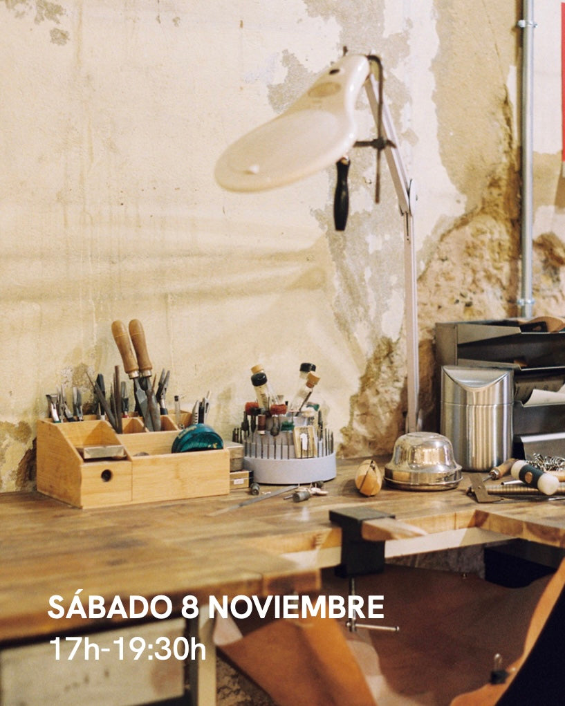 Taller de joyería en Valencia, sábado 8 de noviembre. Rocío Studio. 